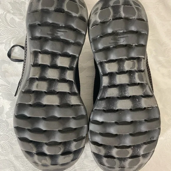 Skechers Go Walk Goga Max Gen5 Lace Up Shoes 15601 Black Womens Size 8 - Picture 6 of 6